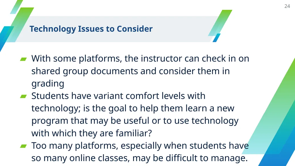 Collaborative Work and Group Project Design - slide 24 of 35