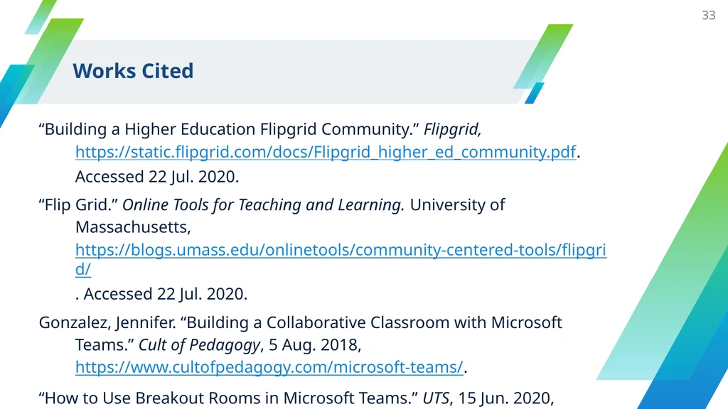 Collaborative Work and Group Project Design - slide 33 of 35