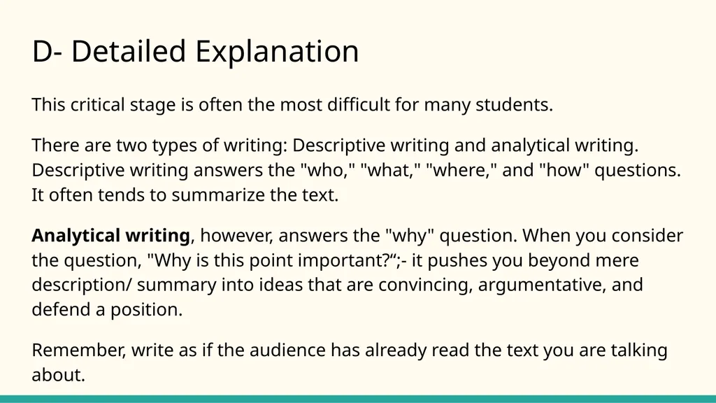 TIDIDE Writing Your flawless guide to writing a - slide 14 of 20