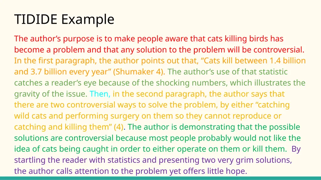TIDIDE Writing Your flawless guide to writing a - slide 20 of 20