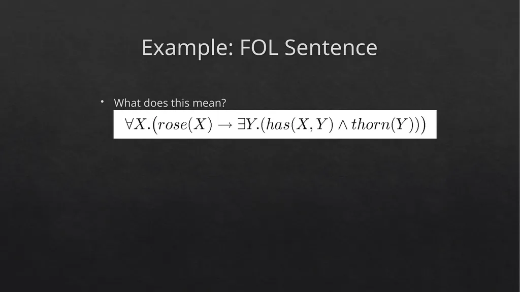CS4710: Artificial Intelligence Knowledge - slide 24 of 45