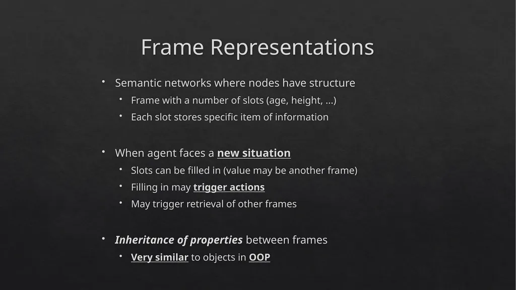 CS4710: Artificial Intelligence Knowledge - slide 41 of 45