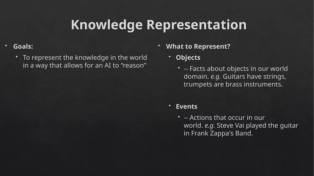 CS4710: Artificial Intelligence Knowledge - slide 8 of 45