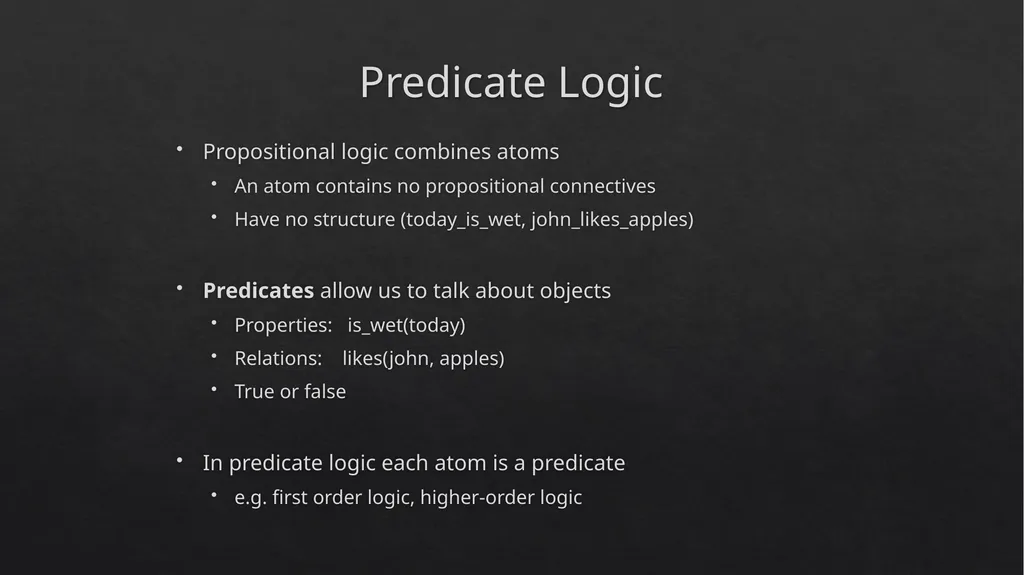 CS4710: Artificial Intelligence Knowledge - slide 22 of 45