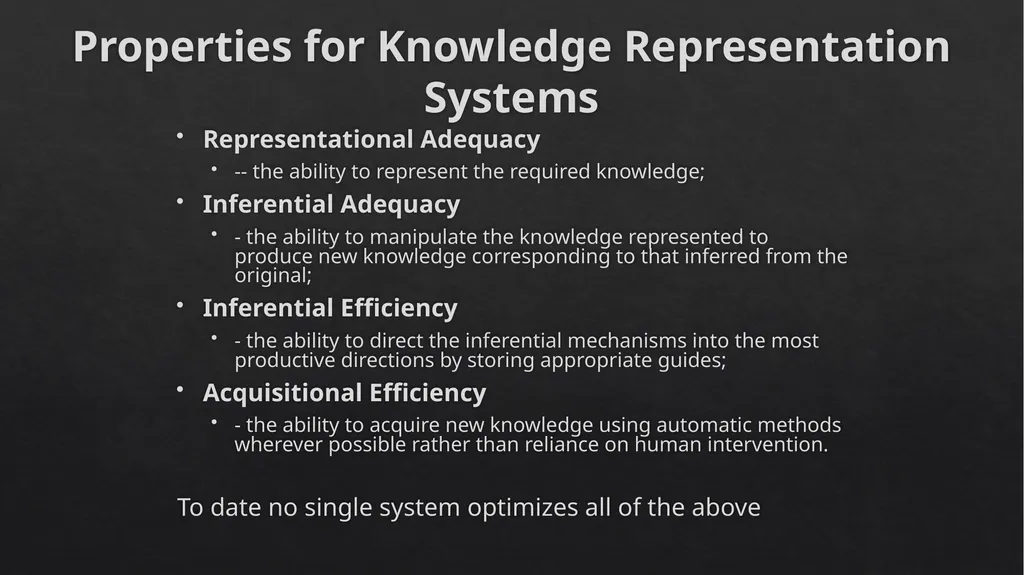 CS4710: Artificial Intelligence Knowledge - slide 12 of 45