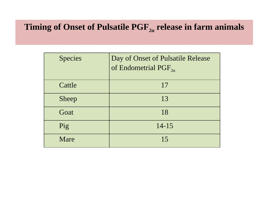 Factors Affecting the Length of Estrus Cycle Dr. - slide 9 of 17
