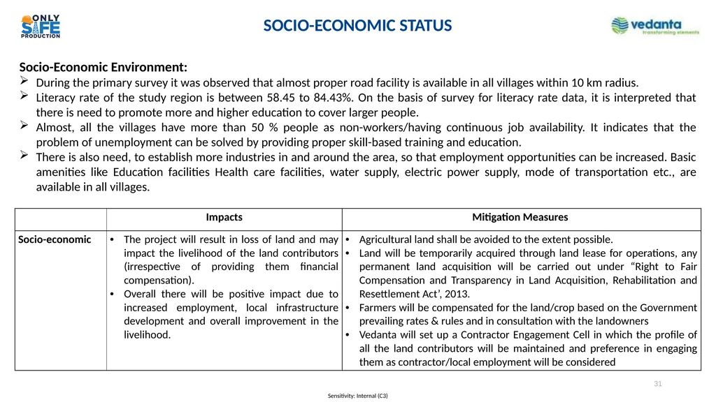 Presentation to Expert Appraisal Committee (EAC) - slide 31 of 35
