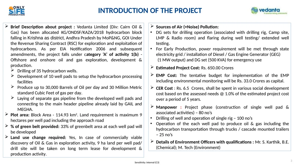 Presentation to Expert Appraisal Committee (EAC) - slide 3 of 35