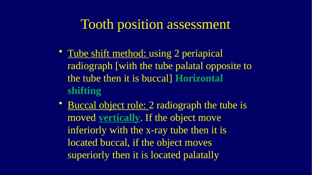 Impacted canines • Maxillary canines more commonly - slide 3 of 63