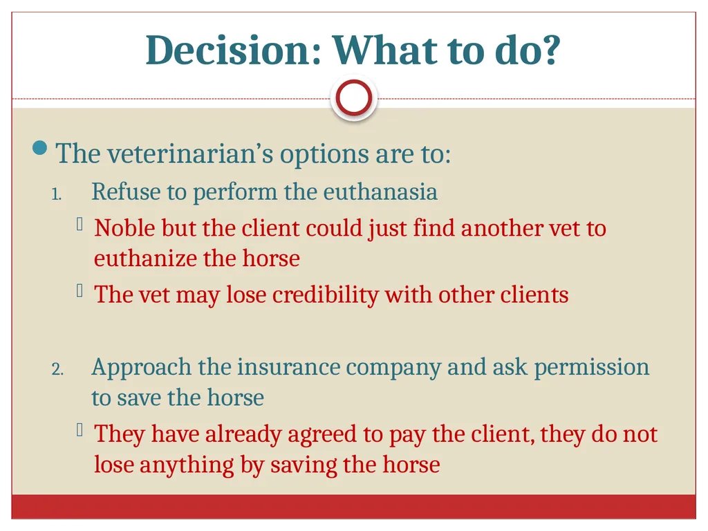 Ethics in Veterinary Medicine What is Ethics? - slide 6 of 30