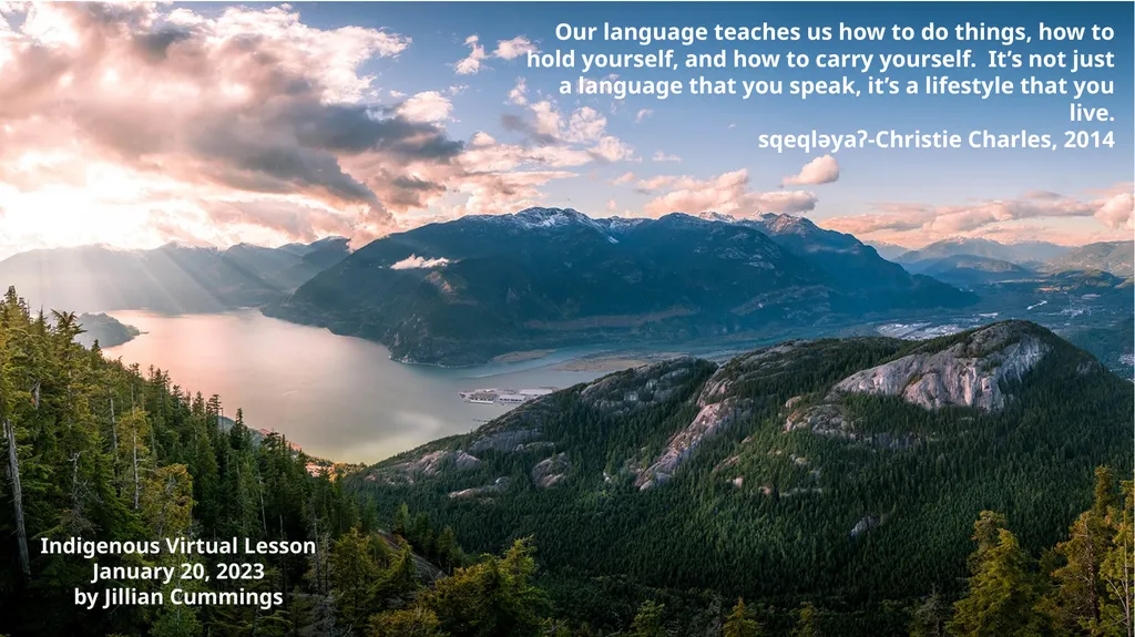 Indigenous Virtual Lesson January 20, 2023 by - slide 1 of 15