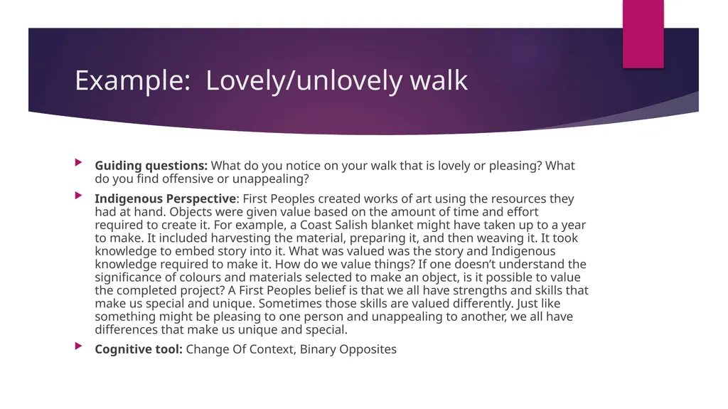 Connecting Indigenous Knowledge and Outdoor - slide 24 of 27