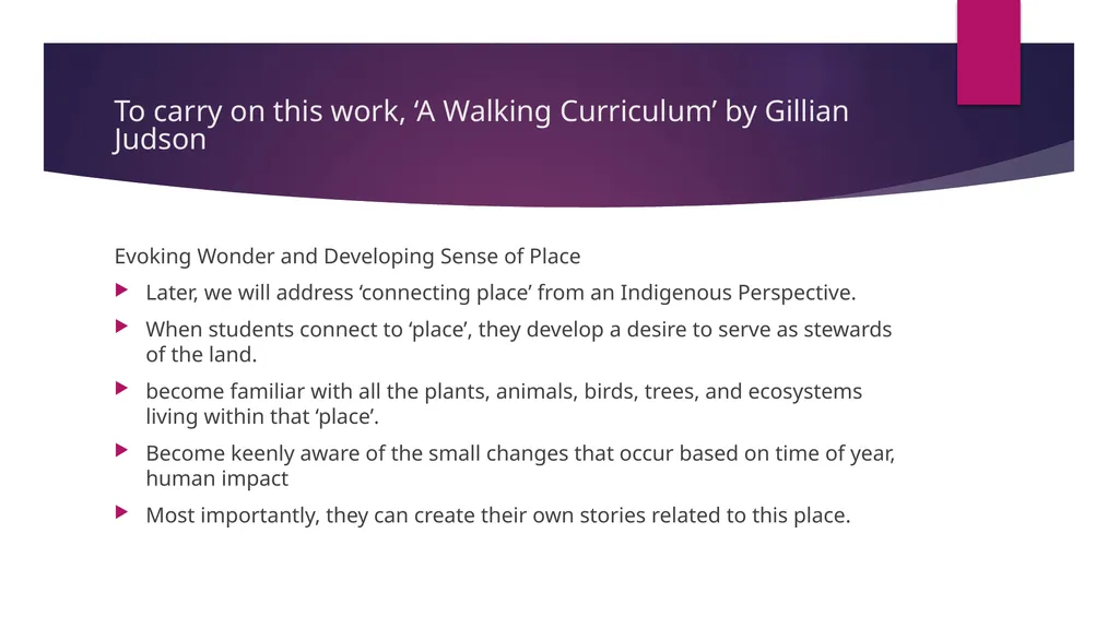Connecting Indigenous Knowledge and Outdoor - slide 17 of 27
