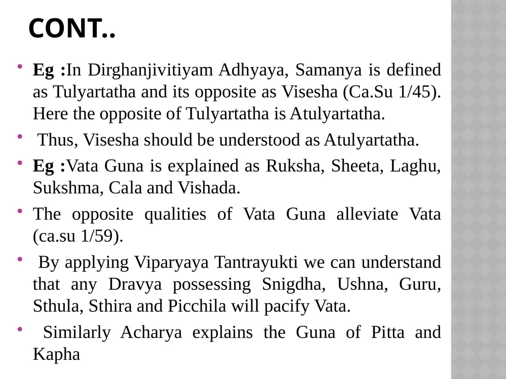 TANTRAYUKTI And ITS APPLICATION IN THE - slide 92 of 105