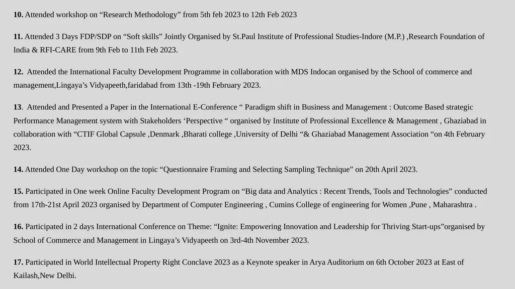Choose to know VIDYAPEETH LINGAYA’S - slide 25 of 26