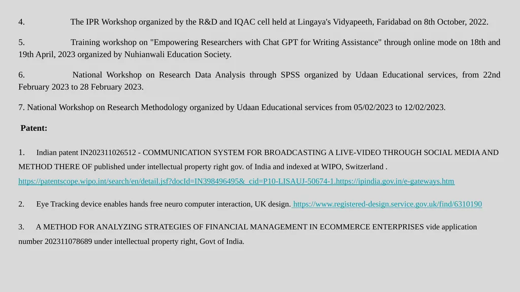 Choose to know VIDYAPEETH LINGAYA’S - slide 23 of 26