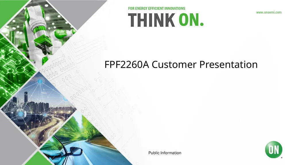 FPF2260A Customer Presentation FPF2260A 28V OVP - slide 1 of 8