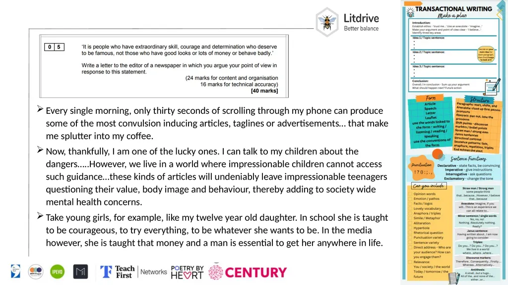 Elaine McNally @mrsmacteach33 Structure: It’s a - slide 16 of 39
