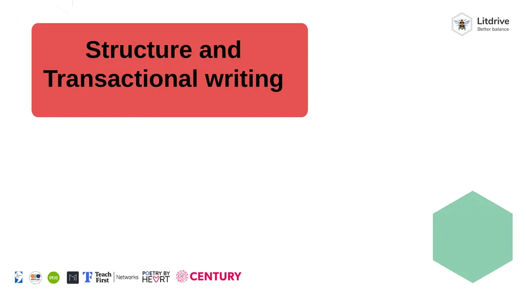Elaine McNally @mrsmacteach33 Structure: It’s a - slide 12 of 39