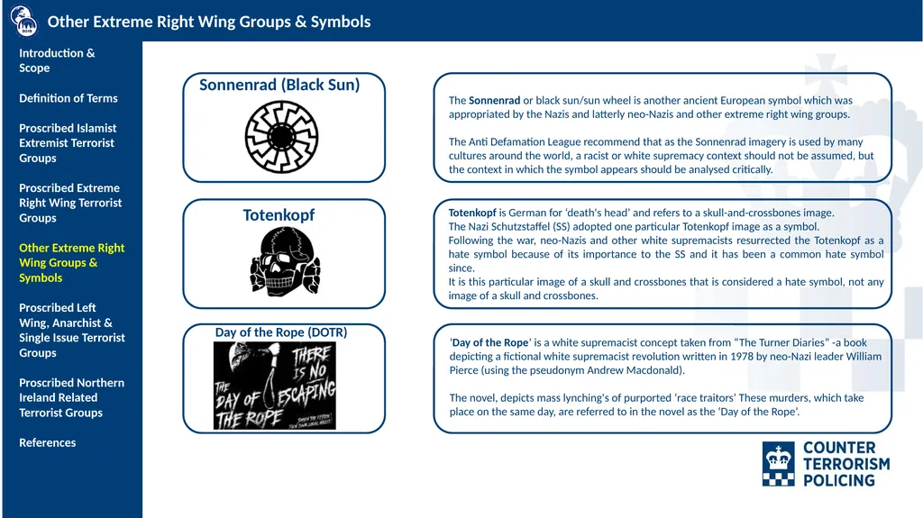 SO15 Counter Terrorism Command PROSCRIBED AND - slide 11 of 15