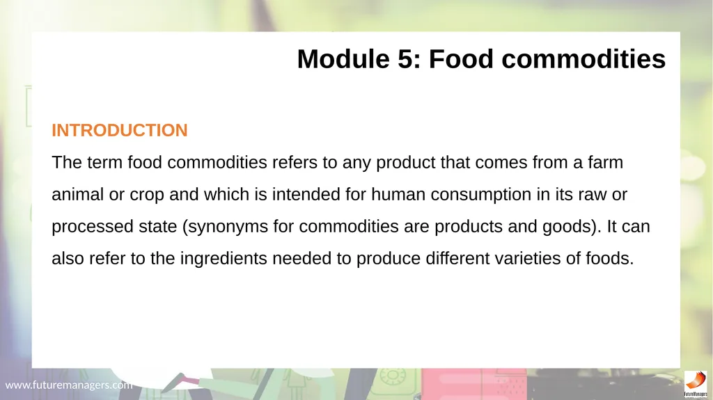 Hospitality Studies Grade 9 www.futuremanagers.com - slide 32 of 63
