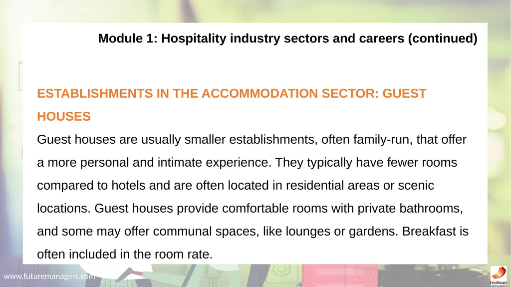 Hospitality Studies Grade 9 www.futuremanagers.com - slide 5 of 63