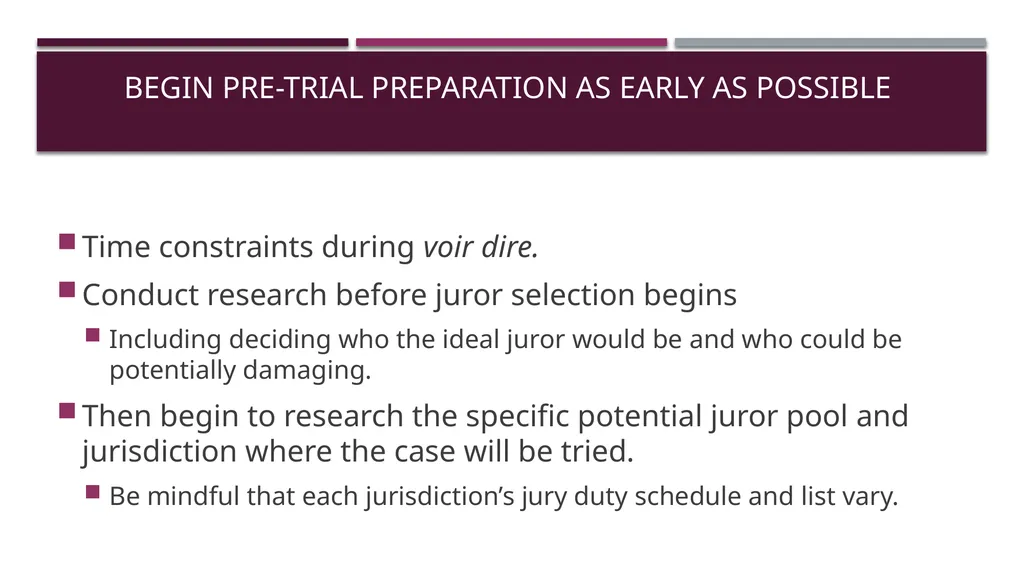 How to win your case through jury selection Tips - slide 4 of 14