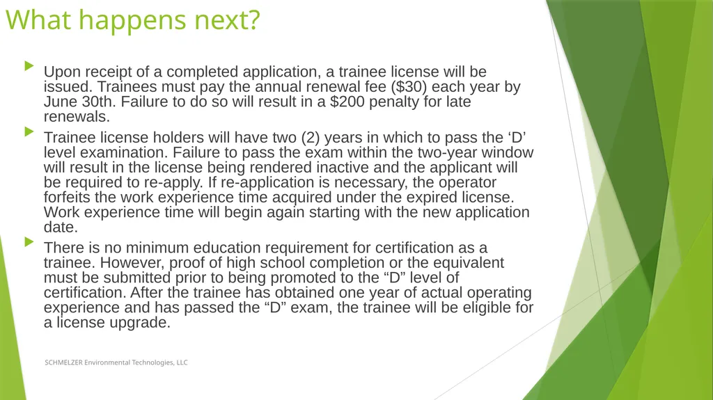Operator Licensing October 2020 SCHMELZER - slide 5 of 119