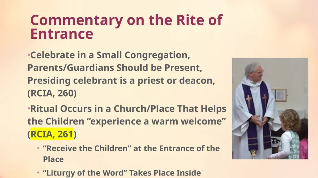 Preparing for and Celebrating the OCIA Rites with - slide 9 of 19