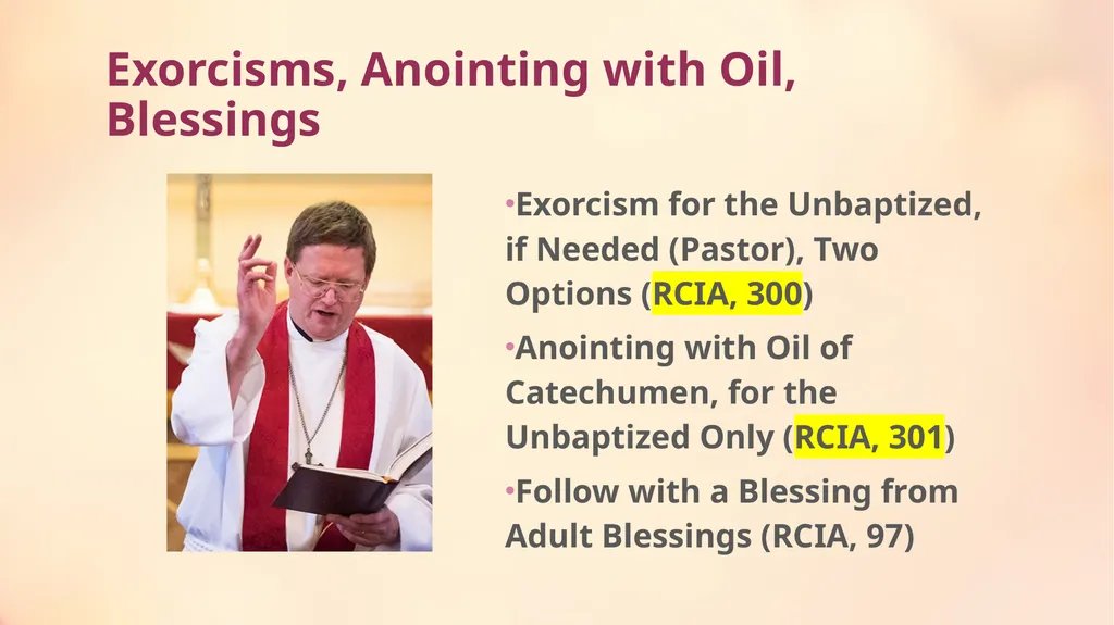 Preparing for and Celebrating the OCIA Rites with - slide 15 of 19