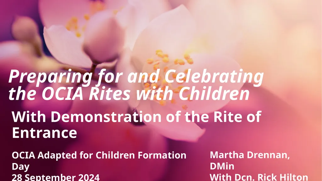 Preparing for and Celebrating the OCIA Rites with - slide 1 of 19