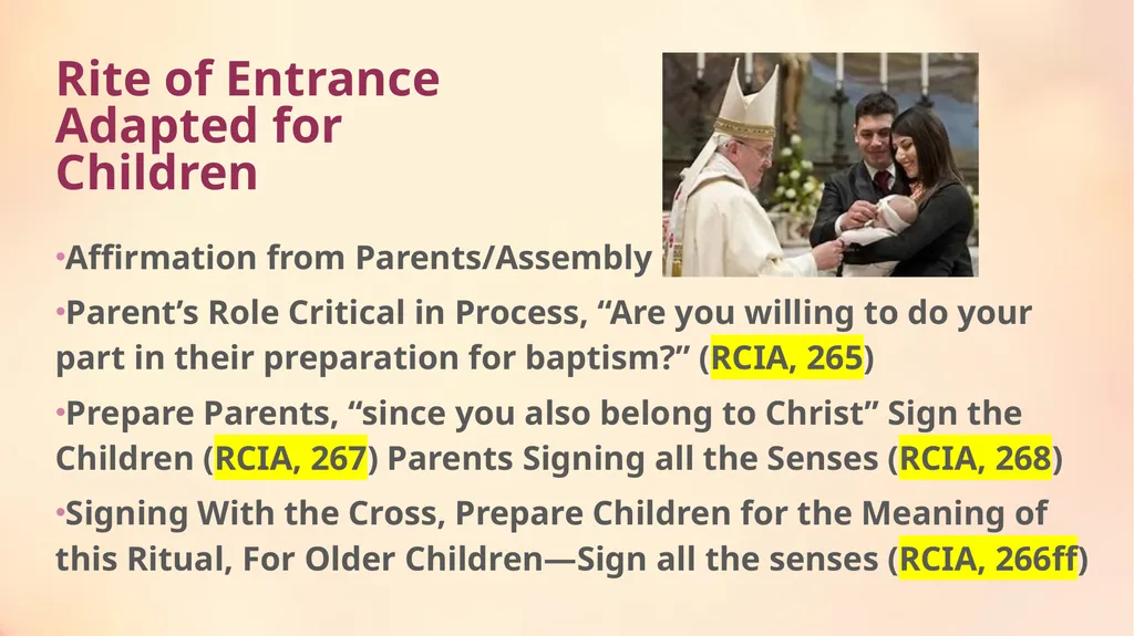 Preparing for and Celebrating the OCIA Rites with - slide 11 of 19