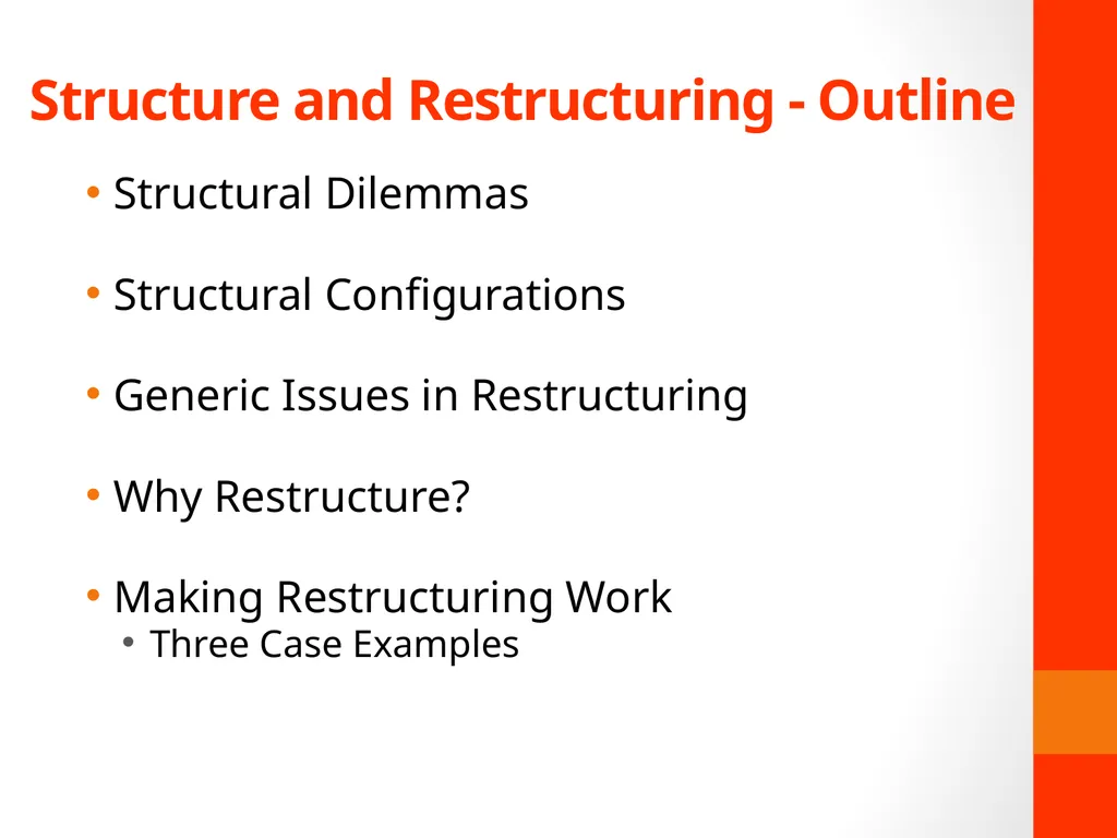 Chapter 4: Structuring and Restructuring - slide 3 of 15