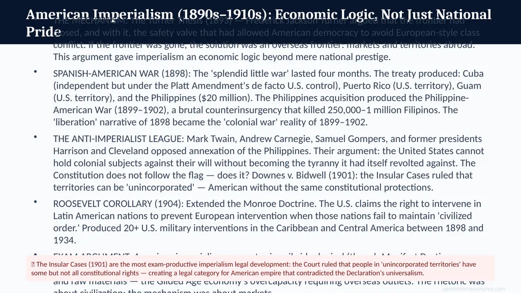 UNIT 7 · 1890–1945 Imperialism Through WWII: - slide 7 of 22