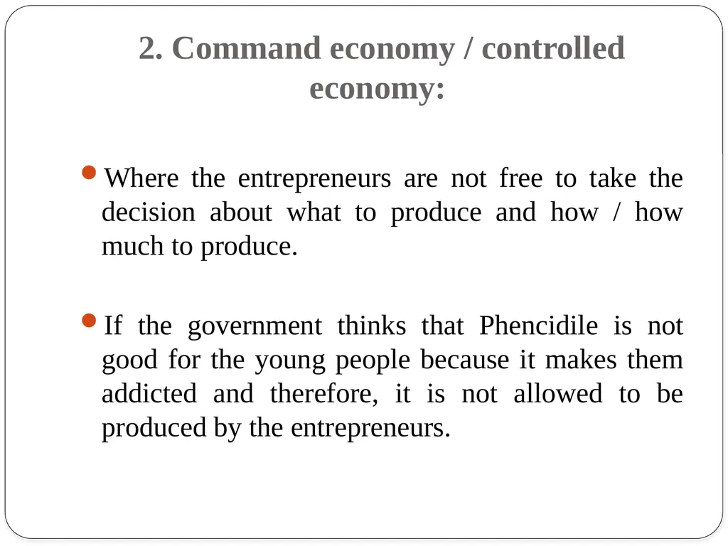 Some basic Problems of an Economic Organization A - slide 12 of 13
