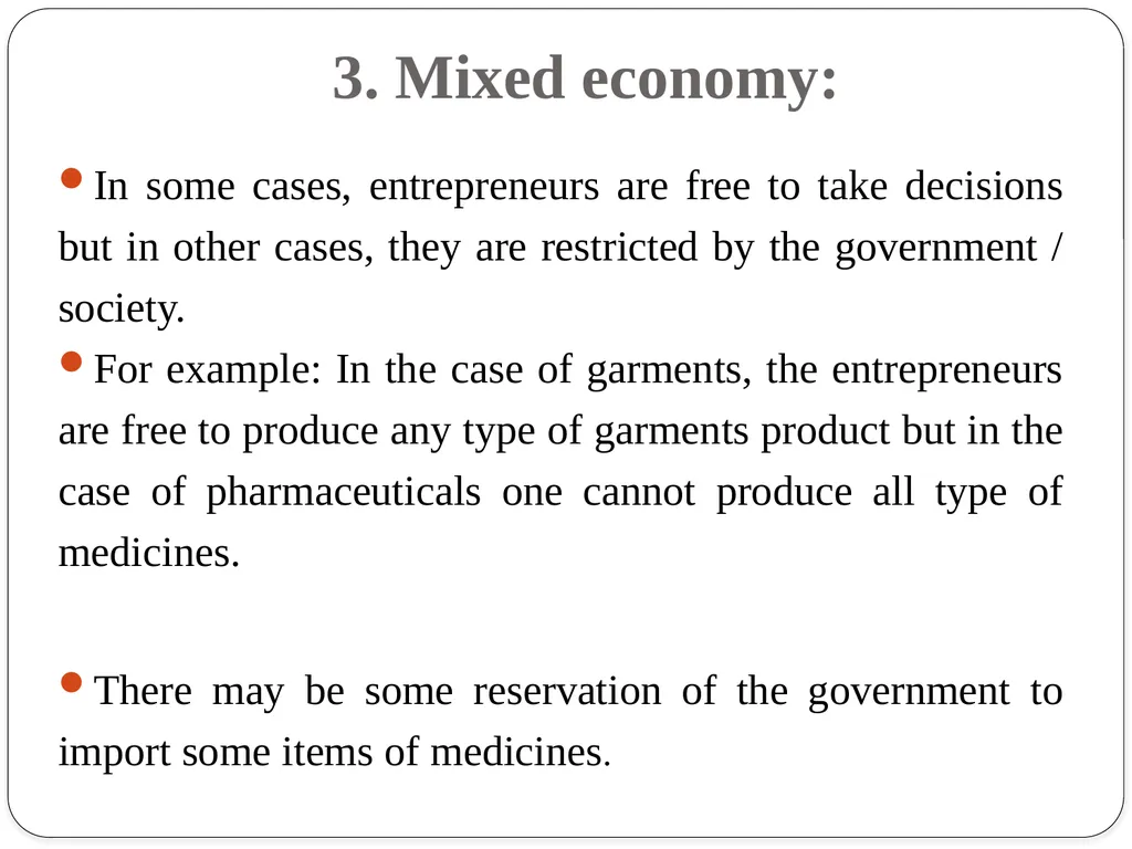 Some basic Problems of an Economic Organization A - slide 13 of 13