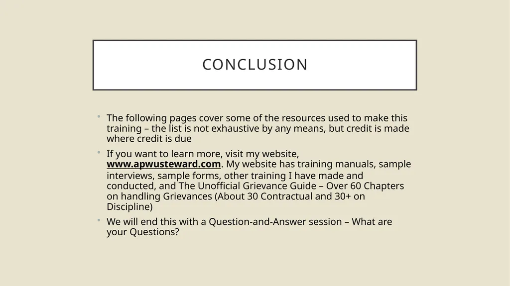I N T E R V I E W Using - slide 69 of 73