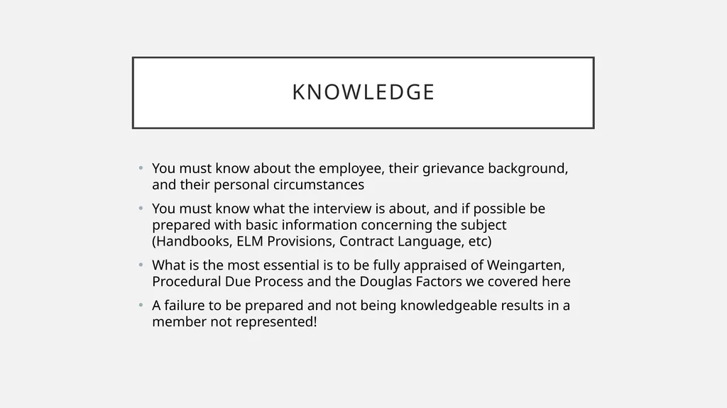 I N T E R V I E W Using - slide 54 of 73