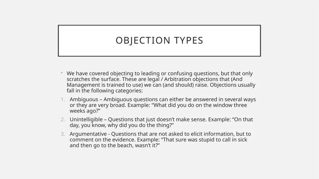 I N T E R V I E W Using - slide 59 of 73