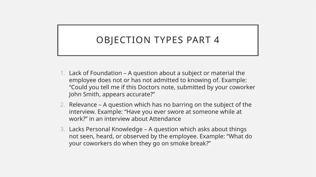 I N T E R V I E W Using - slide 62 of 73