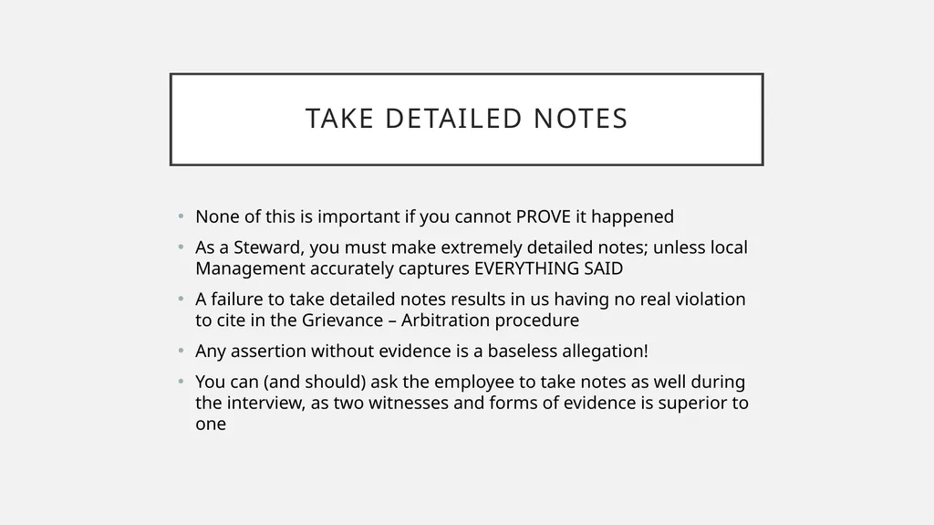 I N T E R V I E W Using - slide 56 of 73