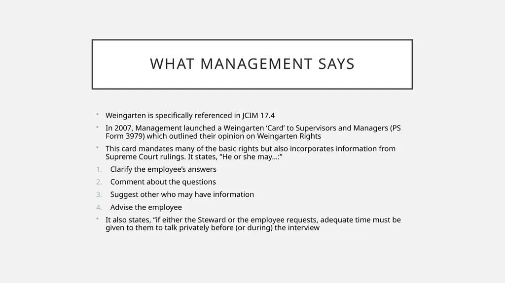 I N T E R V I E W Using - slide 13 of 73