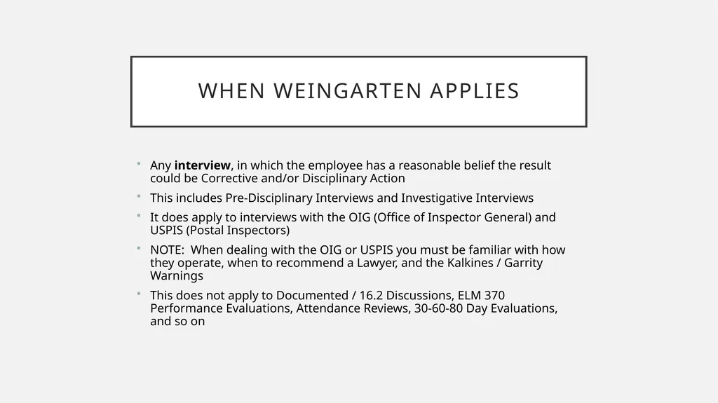 I N T E R V I E W Using - slide 11 of 73