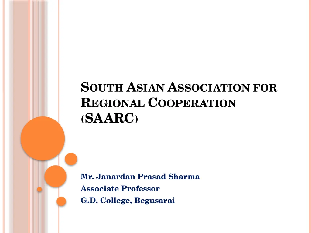 South Asian Association for Regional Cooperation