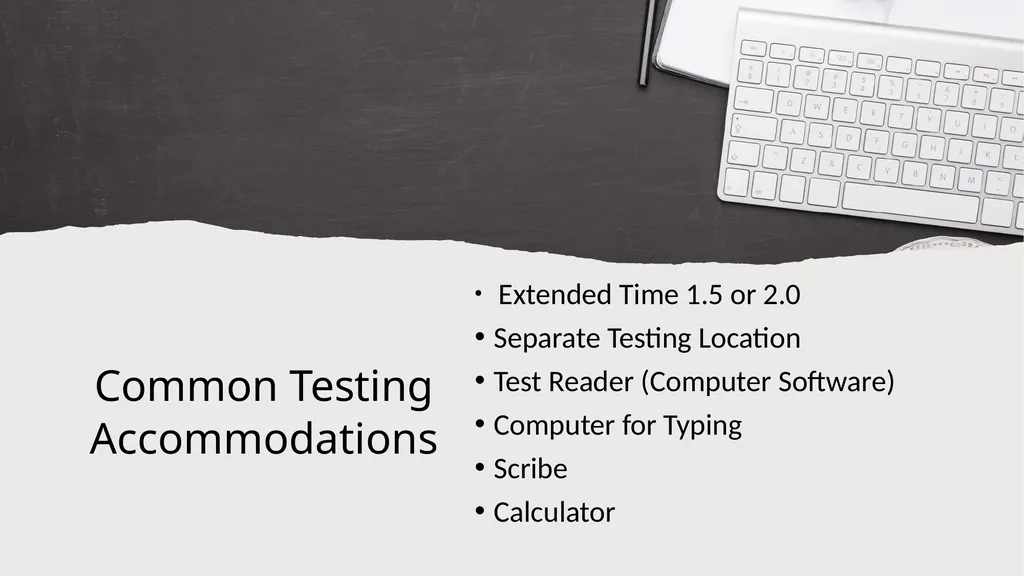 Office of Accommodative Services Helpful Tips - slide 11 of 24
