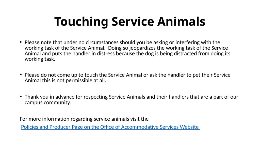 Office of Accommodative Services Helpful Tips - slide 21 of 24