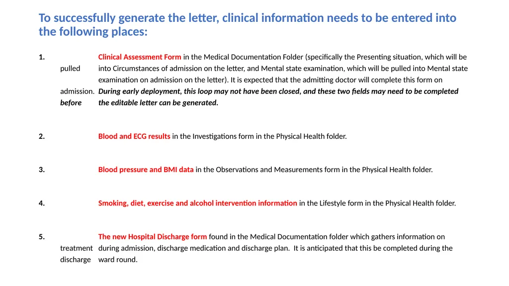 New NODF / DLF Procedure – Brief Guidance We have - slide 3 of 7