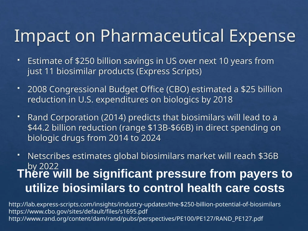 Considerations with the Adoption of Biosimilars - slide 36 of 60