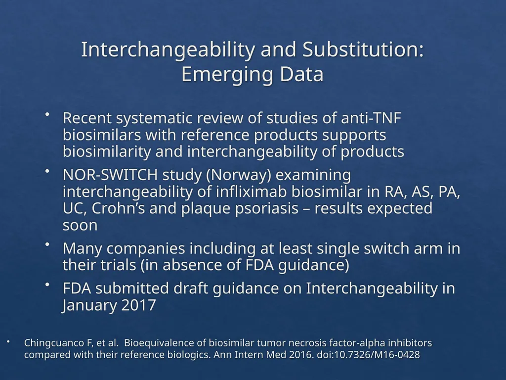 Considerations with the Adoption of Biosimilars - slide 47 of 60