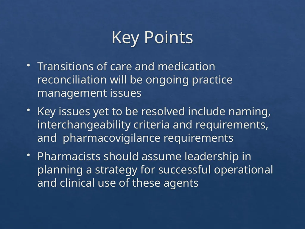 Considerations with the Adoption of Biosimilars - slide 56 of 60